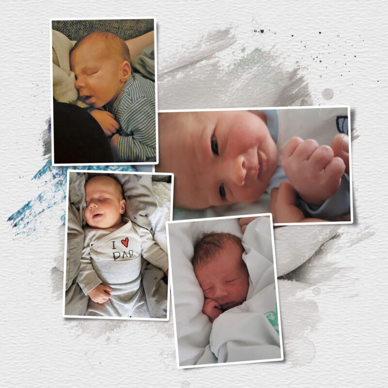 Kreativ Fotocollage med 4 billeder - Design selv