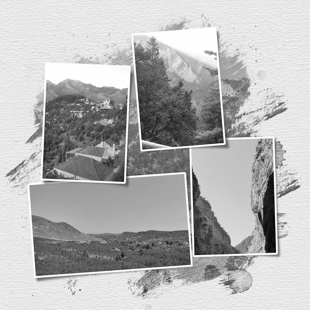 Kreativ Fotocollage med 4 billeder - Design selv - Billede 2