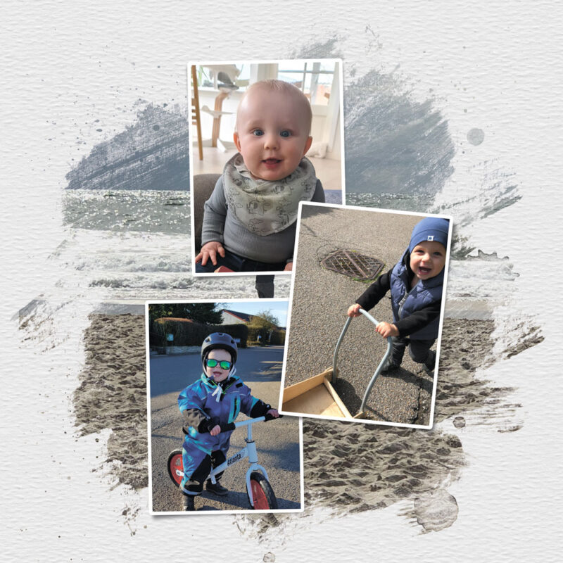 Kreativ Fotocollage med 3 billeder - Design selv