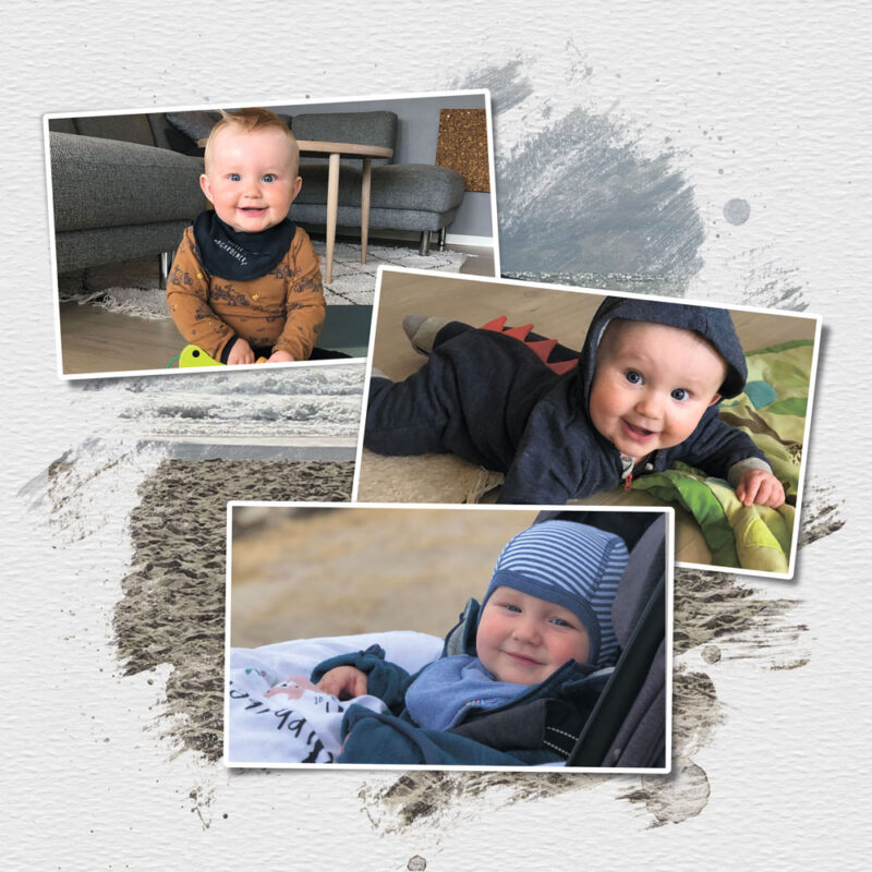 Kreativ Fotocollage med 3 billeder - Design selv