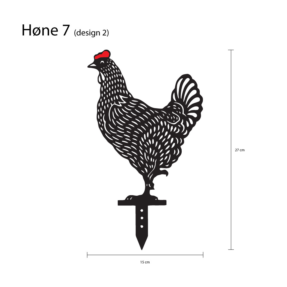 5 Høner - samlet (Design 2) - Billede 5