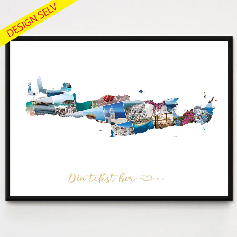 Lande/Rejse Fotocollage - Kreta - Design selv