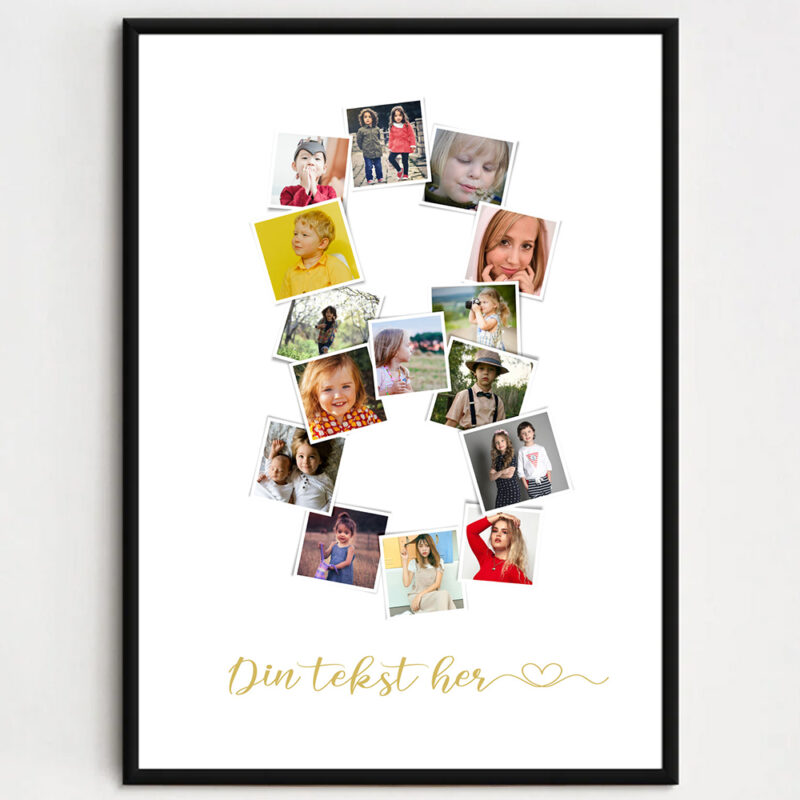 Fotocollage: nummer 8 - Design selv
