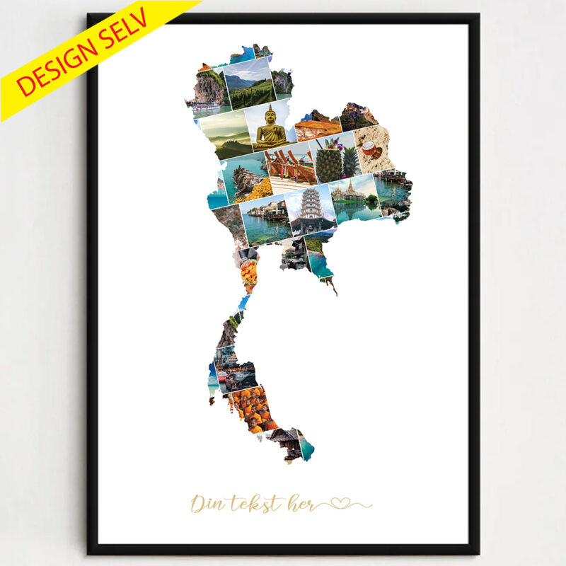 Lande/Rejse Fotocollage - Thailand - Design selv