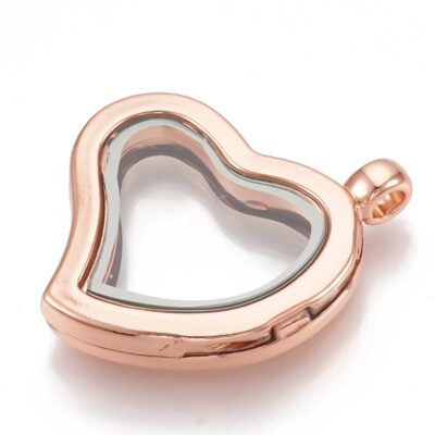 What's in your heart - Hjerte - Rødguld farvet - Billede 3