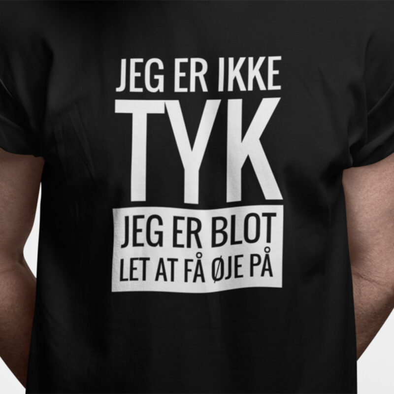 Jeg er ikke tyk. Jeg er blot let at få øje på