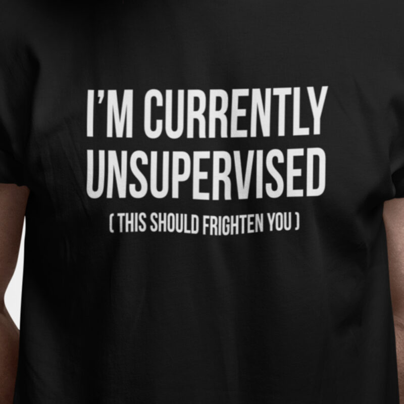 I'm currently unsupervised (this should frighten you)