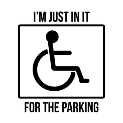 Alternative view of I'm just in it for the parking