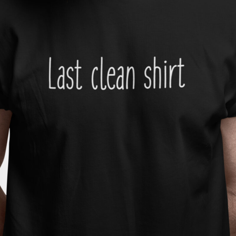 Last clean shirt
