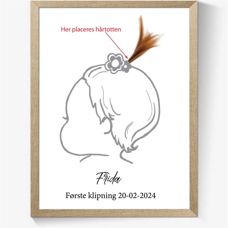 Min første klipning - pige