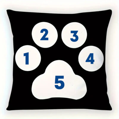 Pude med 5 hundepoter - Design selv - Billede 3