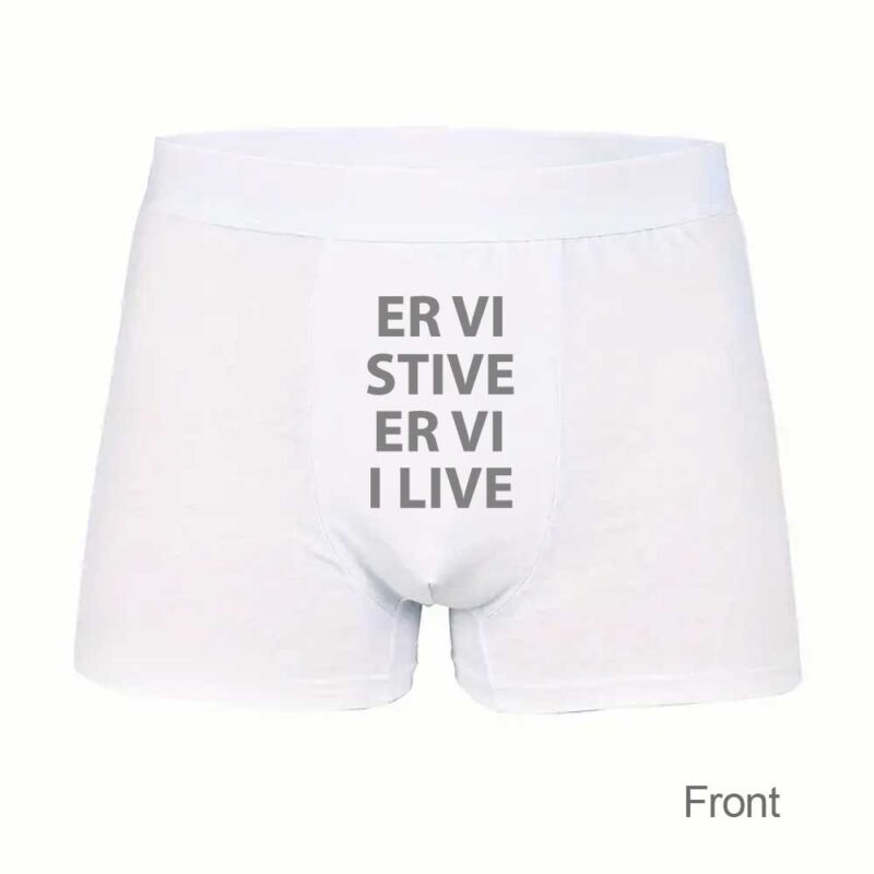 Boxershorts: Er vi stive er vi i live