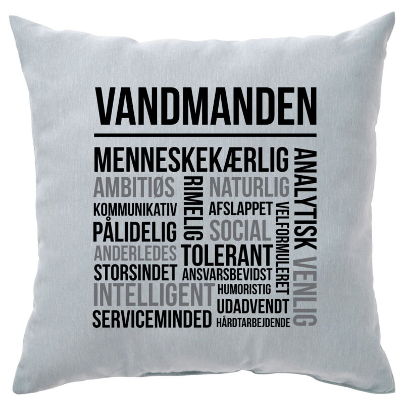 Stjernetegnspude: "Vandmanden"
