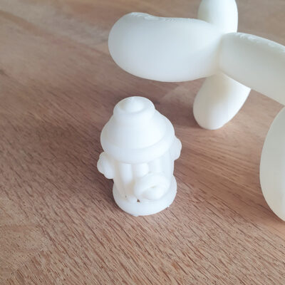3D print: "Ballon hund der tisser op af en brandhane" - Balloon peeing dog - Billede 5