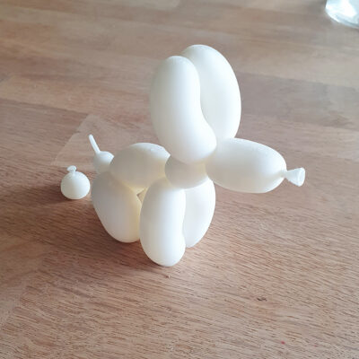 3D print: "Ballon hund der laver ballon høm høm" - Balloon pooping dog - Billede 4