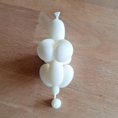 3D print: "Ballon hund der laver ballon høm høm" - Balloon pooping dog - Billede 3