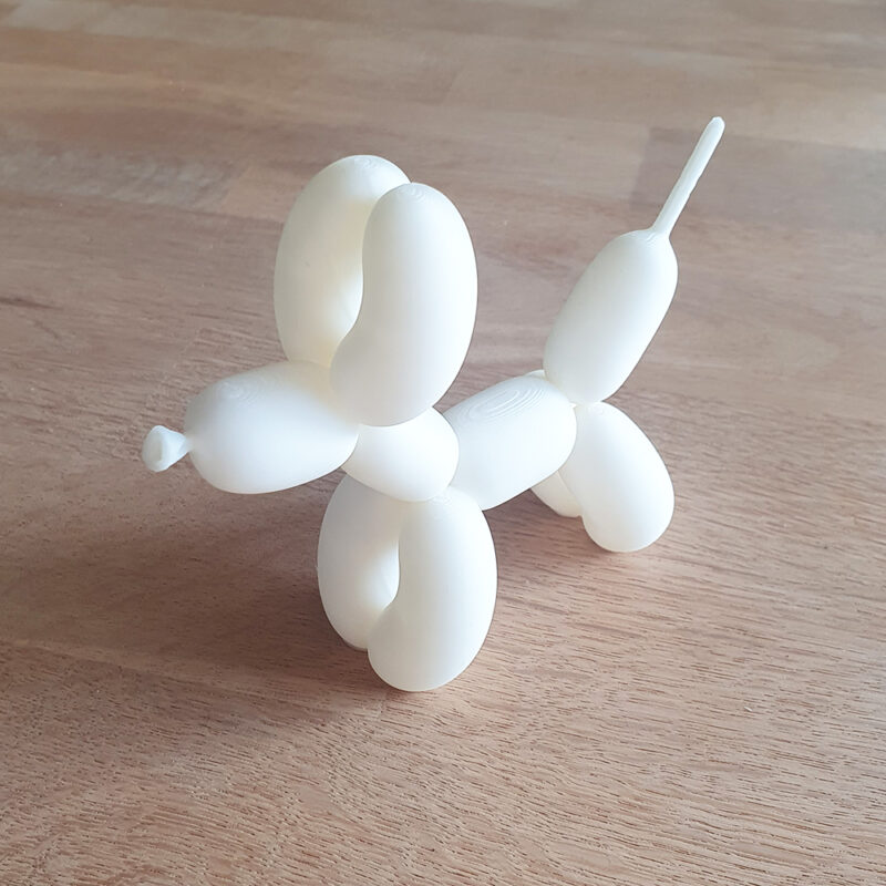 3D print: "Ballon hund"
