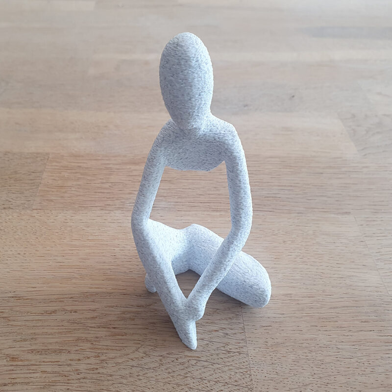3D print: "Eftertænksom"