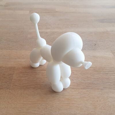 3D print: "Ballon pudel" - Billede 4