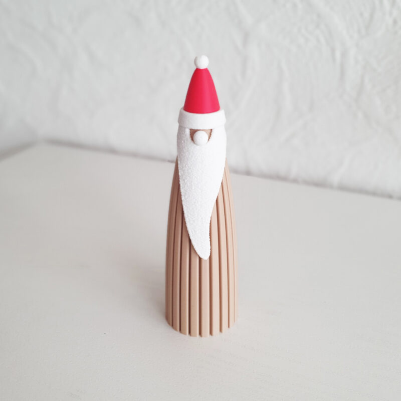 3D print: Julemand med lameller