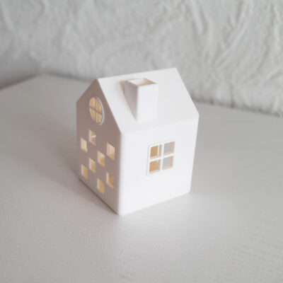 3D print: Julehus nr 2 inkl. LED lys - Billede 3