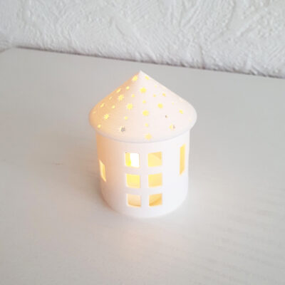 3D print: Julehus nr 6 inkl. LED lys - Billede 3