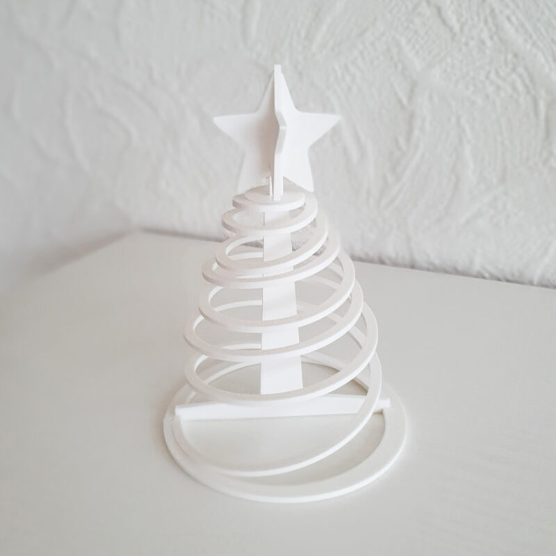 3D print: Spiralformet juletræ