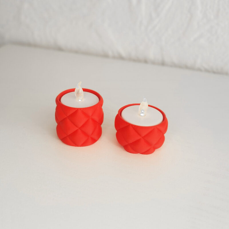 3D print: 2 'dyne jakke' LED fyfadsholdere