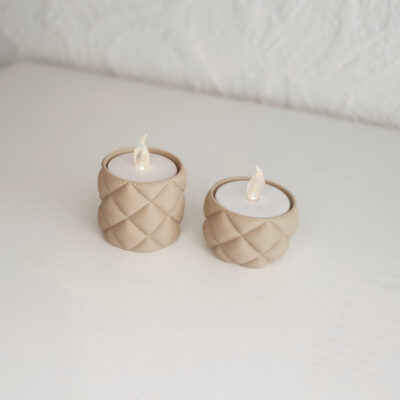3D print: 2 'dyne jakke' LED fyfadsholdere - Billede 3