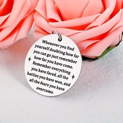 Pocket Hug / Lommekrammer: Awesome reminder nøglemønt - Billede 3