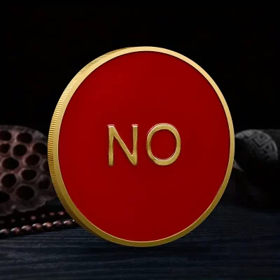 Pocket Hug / Lommekrammer: YES / NO Mønt - beslutningstager - Billede 3