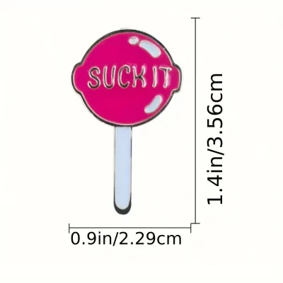 Pins og brocher: Suck it - Billede 4