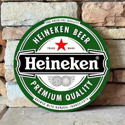 Vintage Retro Style Metalskilt: Heineken beer (20 x 20 cm) - Billede 7