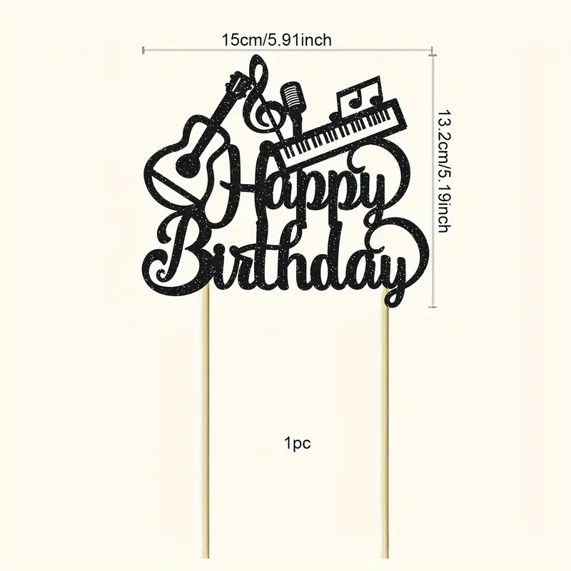 Kagetopper: Happy birthday music - Billede 5