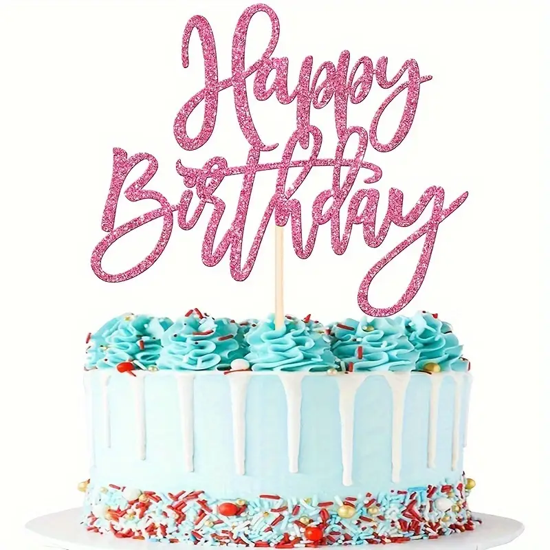 Kagetopper: Happy birthday - pink