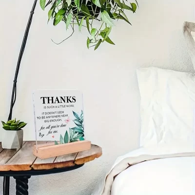 Skilt: Thanks is such a little word - Billede 3