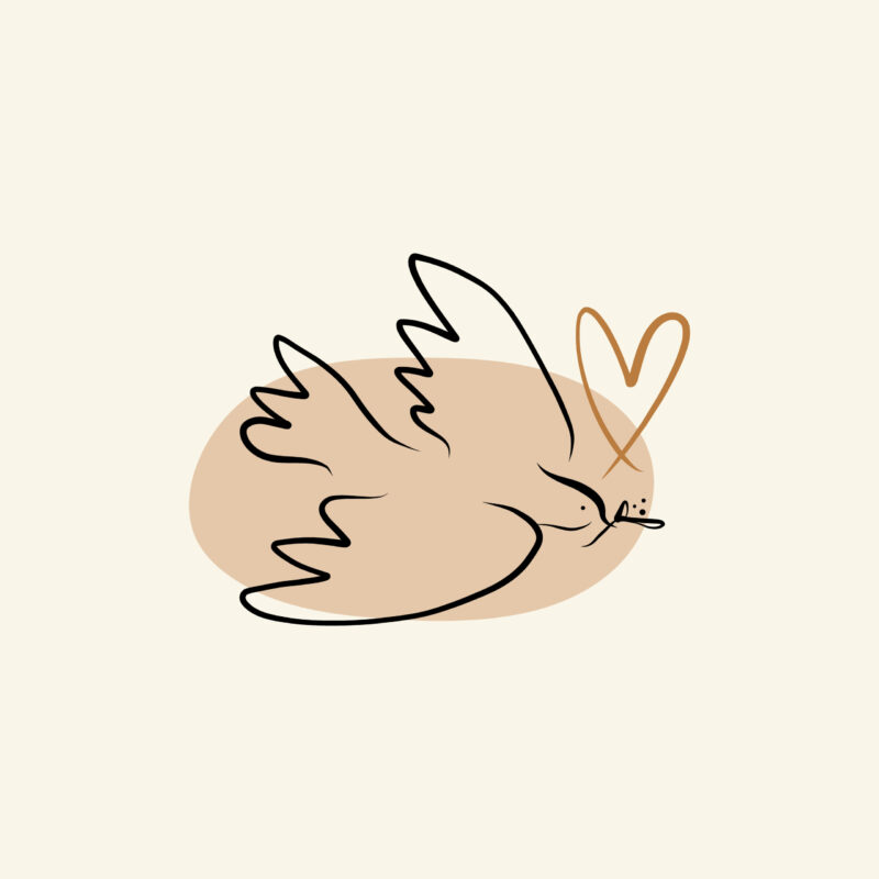 Picasso style - Love Dove