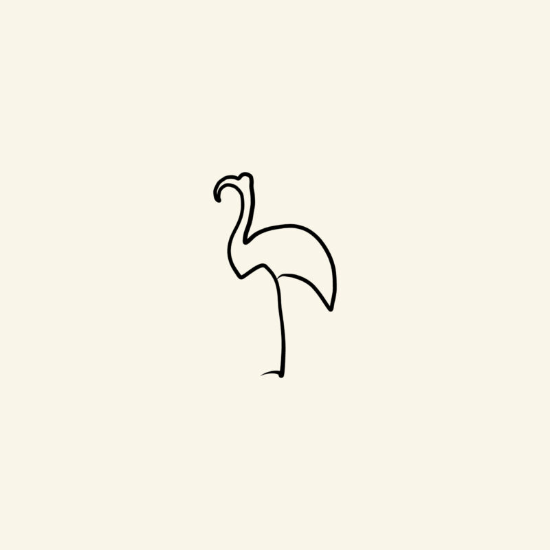 Picasso style - Flamingo 2
