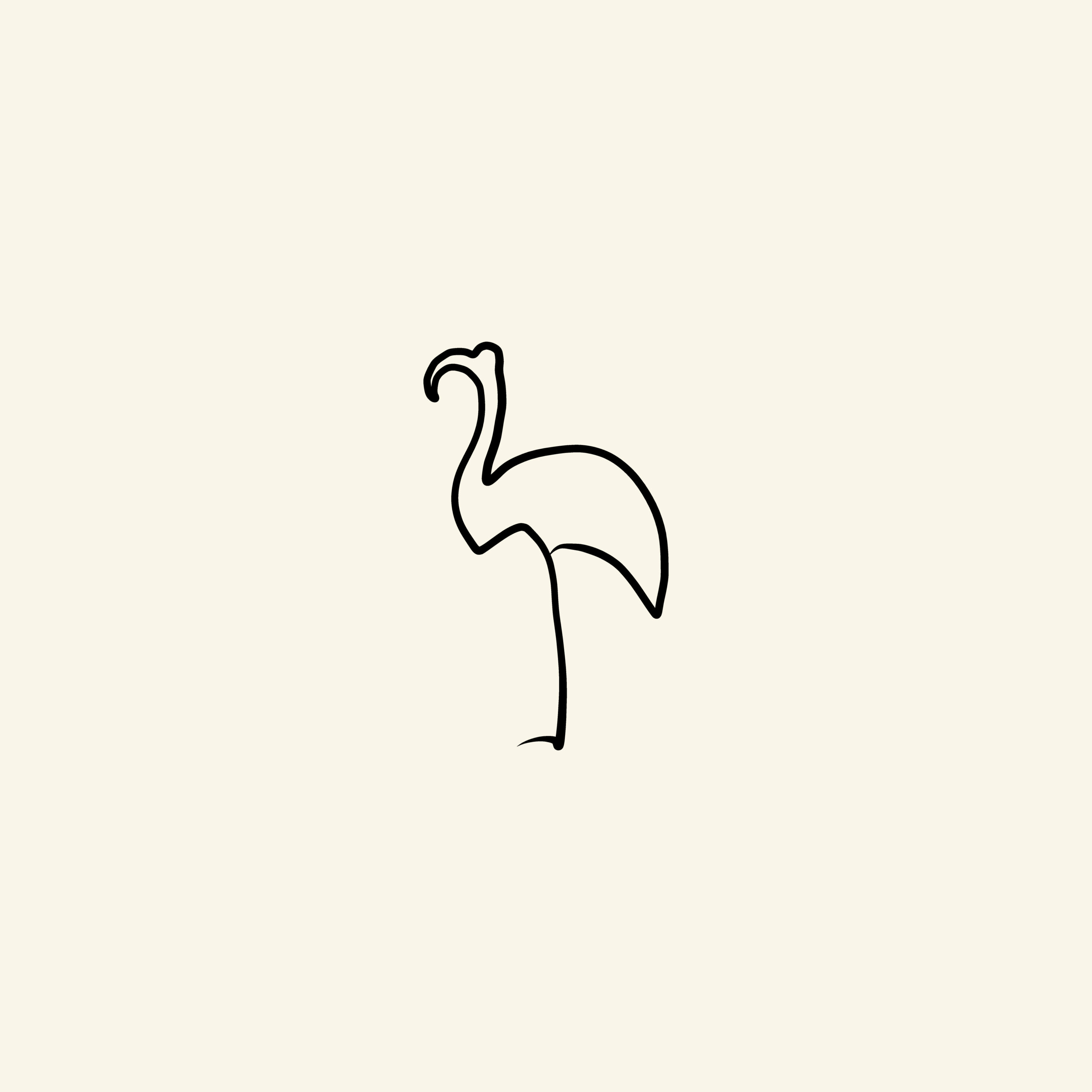 Picasso style - Flamingo 2