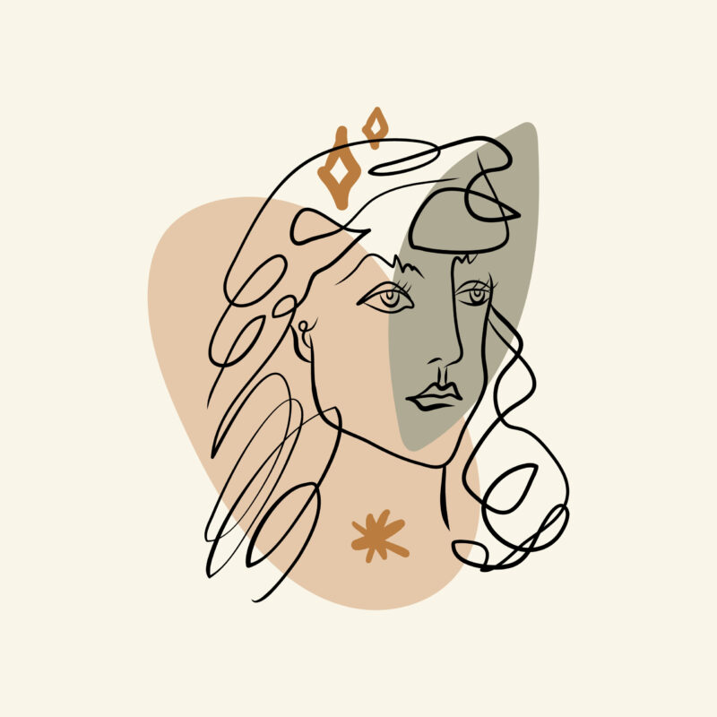 Picasso style - Woman 1