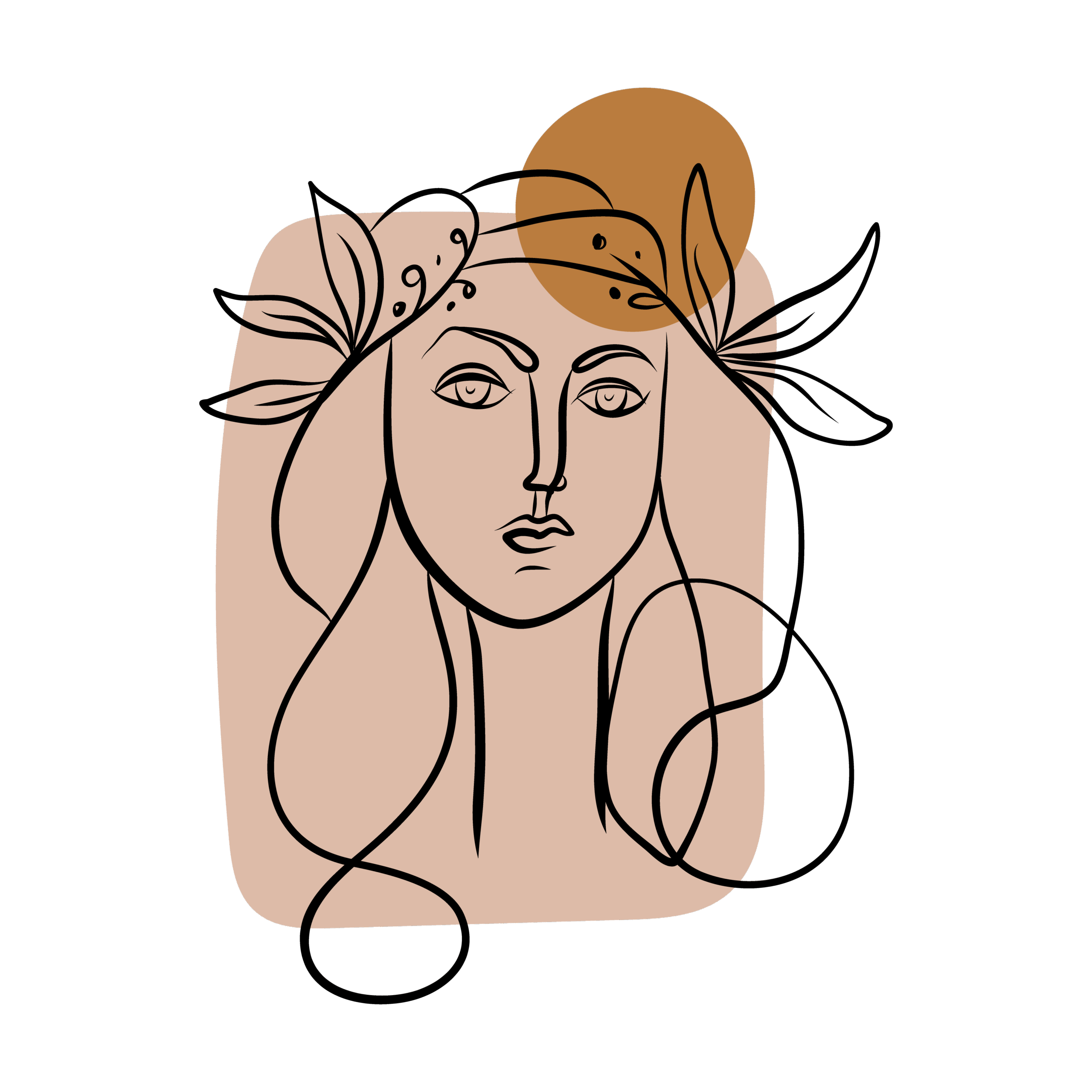 Picasso style - Woman 2 - Billede 2