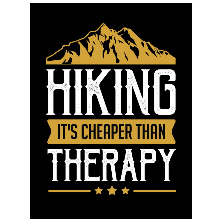 Hiking it's cheaper than therapy