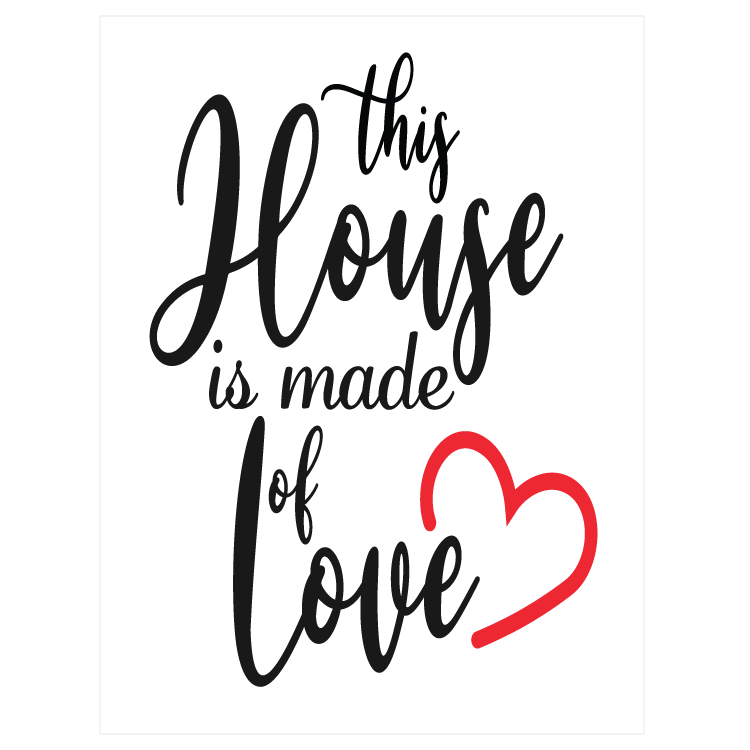 This house is made of love