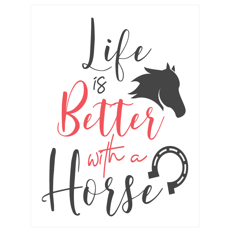 Life is better with a horse