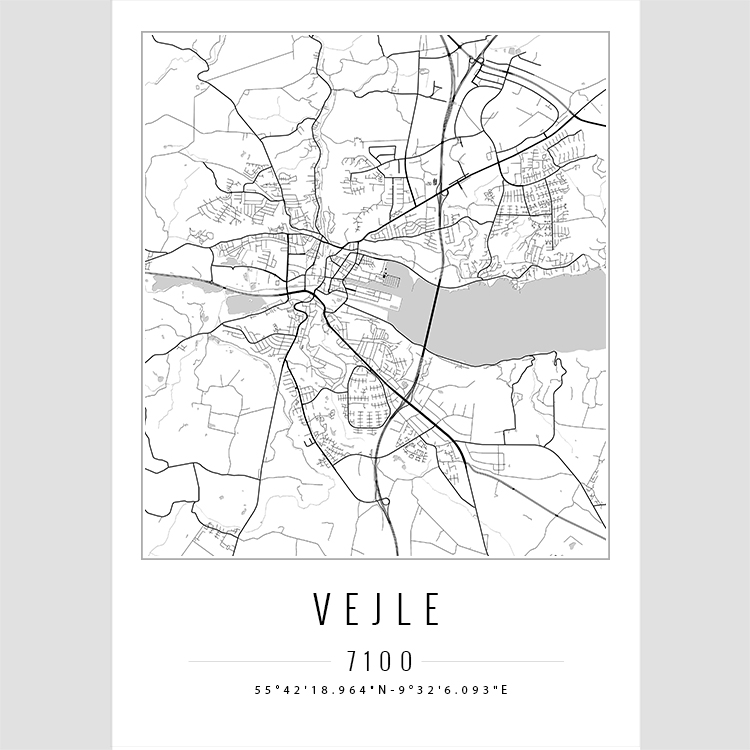 Vejle - Bykort