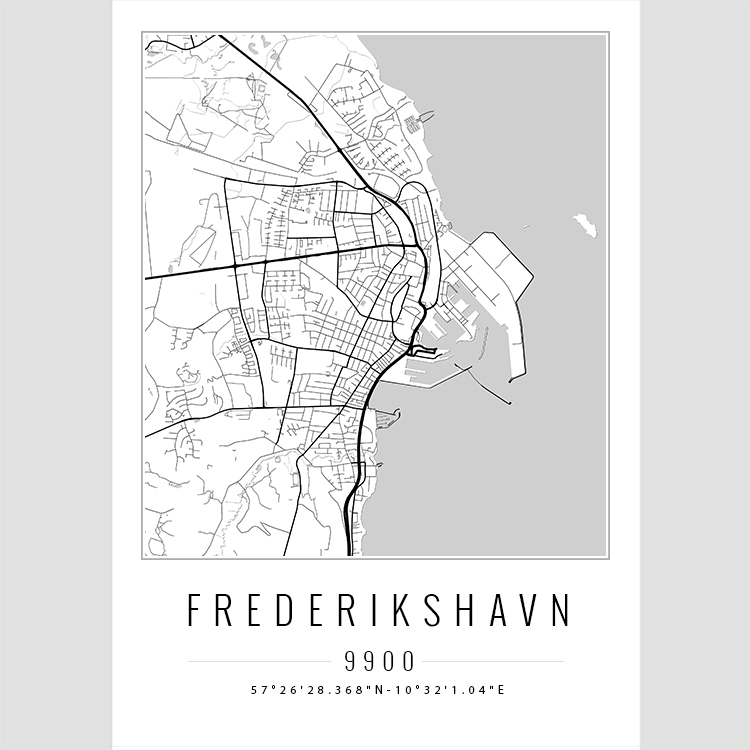 Frederikshavn - Bykort