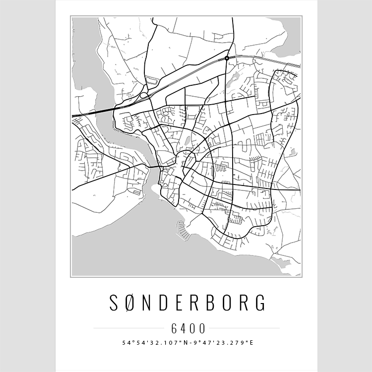 Sønderborg - Bykort