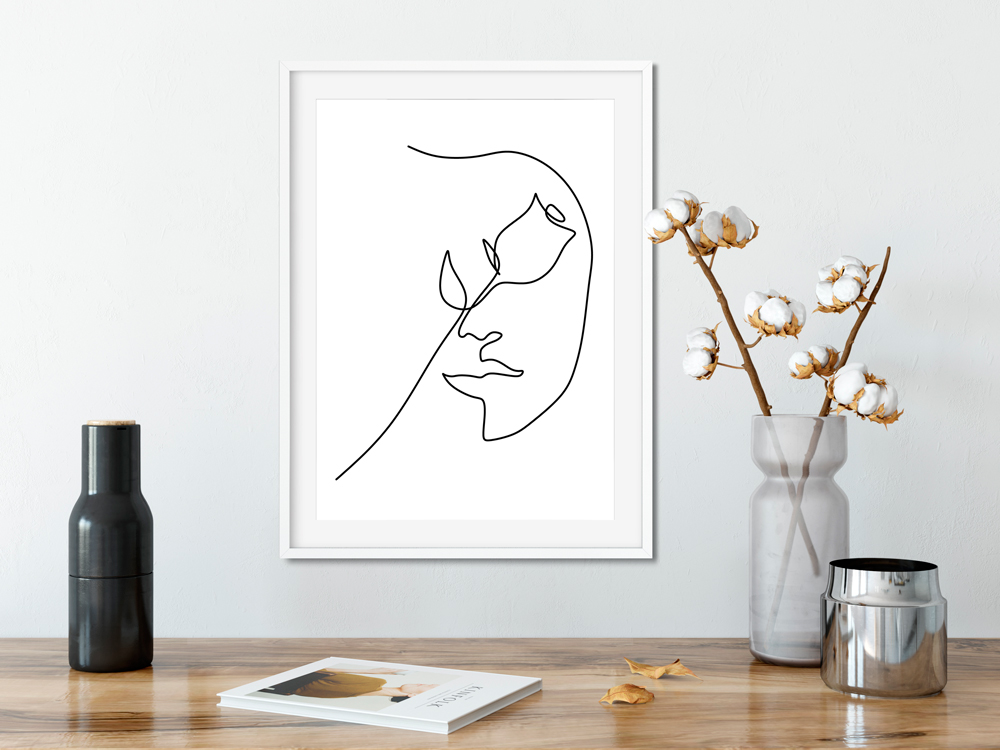 Face & flower - Billede 2