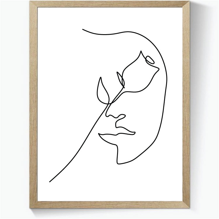 Face & flower