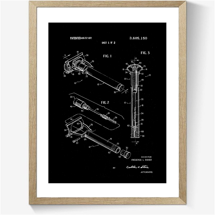 Patent plakat: Double Edge Safety Razor